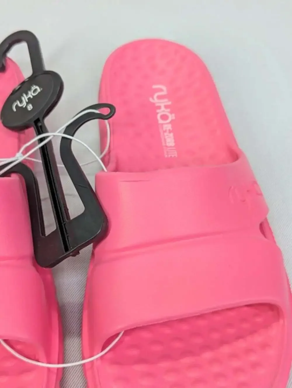 Ryka Women's Restoreslide Recovery Slide in Hot Pink Size 8 M (MSRP $50)